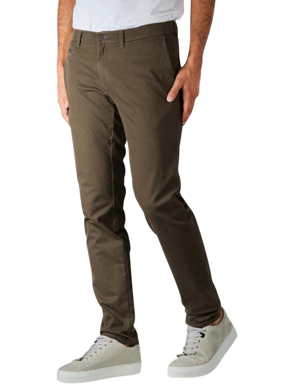Brax Fabio Pants Slim Fit in Olive 