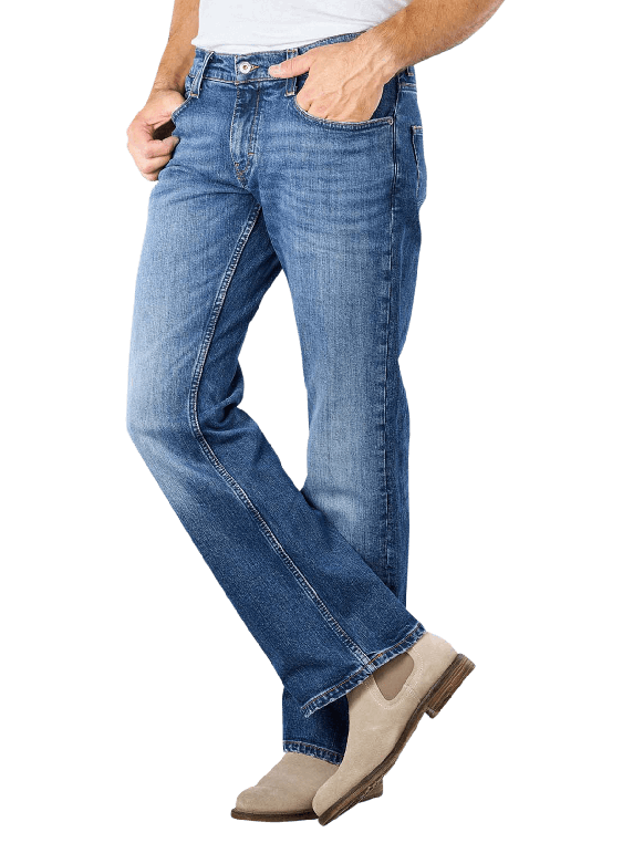 Mustang Oregon Boot Jeans moyenne Bootcut Bleu en