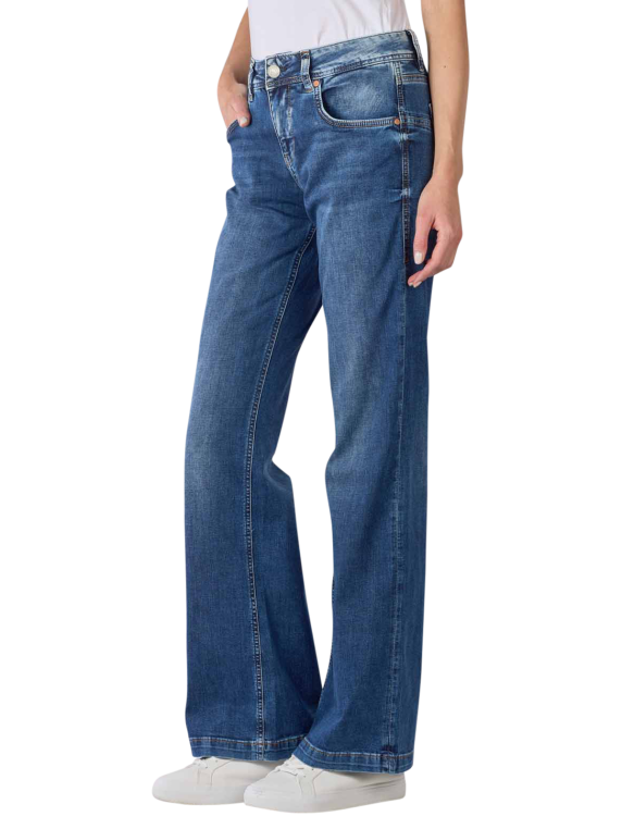 Herrlicher Edna Jeans Straight Fit in Medium blue
