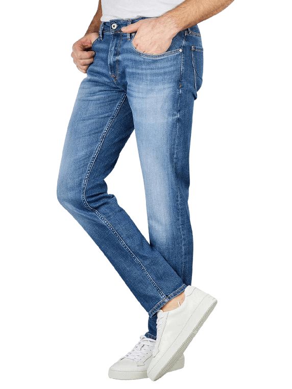 Pepe Jeans Hatch Regular Jeans Straight Fit in Medium blue
