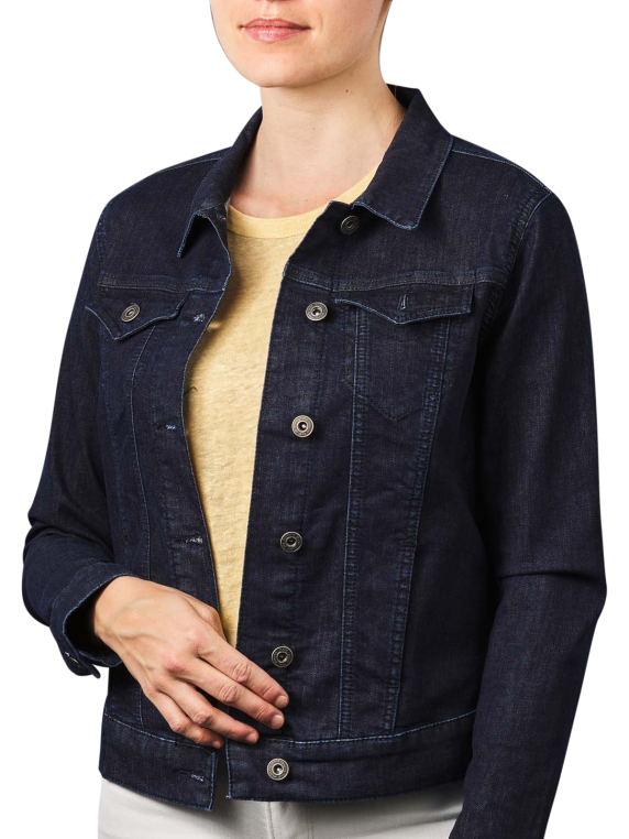 next tall denim jacket