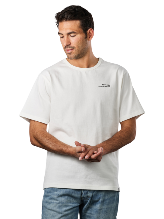 Kuyichi Liam Printed T-Shirt Short Sleeve Herren T-Shirt