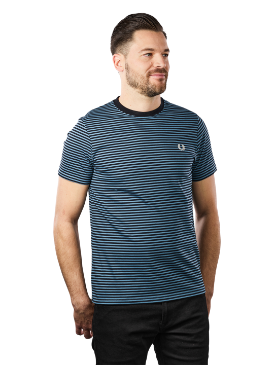 Fred Perry Two Colour Stripe T-Shirt Herren T-Shirt