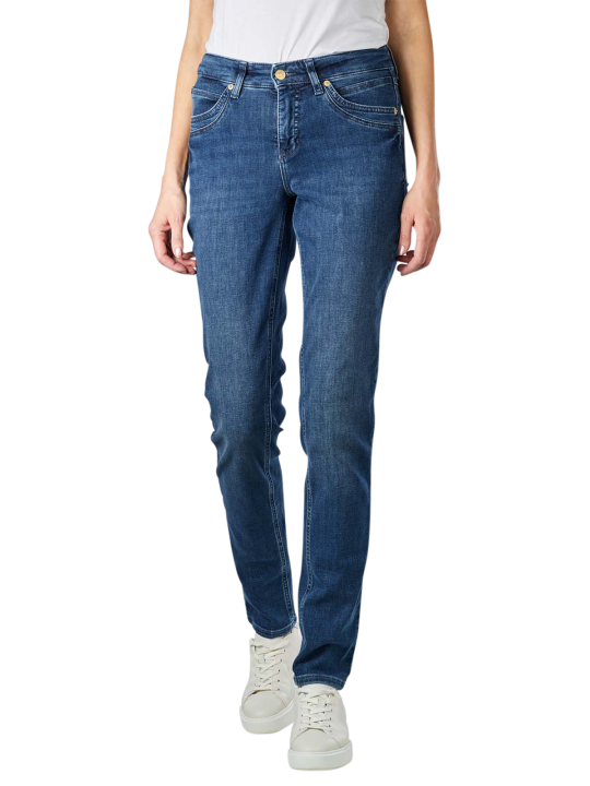 Mac Mel Jeans Slim Straight Fit Damen Jeans