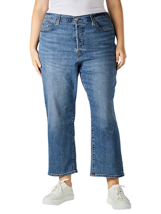 Levi's Ribcage Jeans Staight Fit Ankle Plus Size Jeans Femme