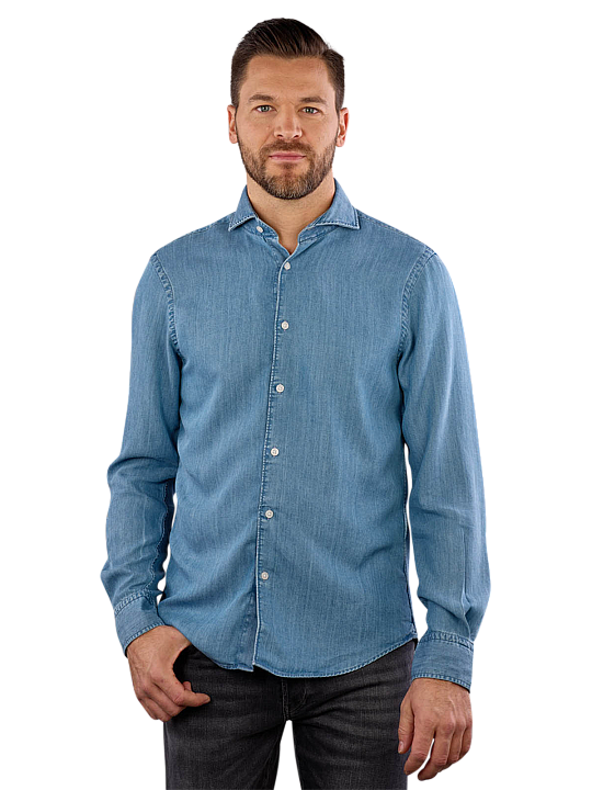 Tommy Hilfiger Denim Shirt Long Sleeve Herren Hemd