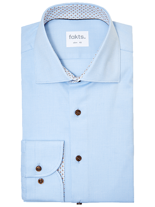Fakts Shirt Slim Fit Busy Herren Hemd