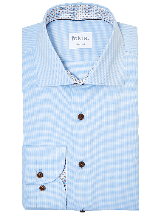 Fakts Shirt Modern Fit Busy Herren Hemd