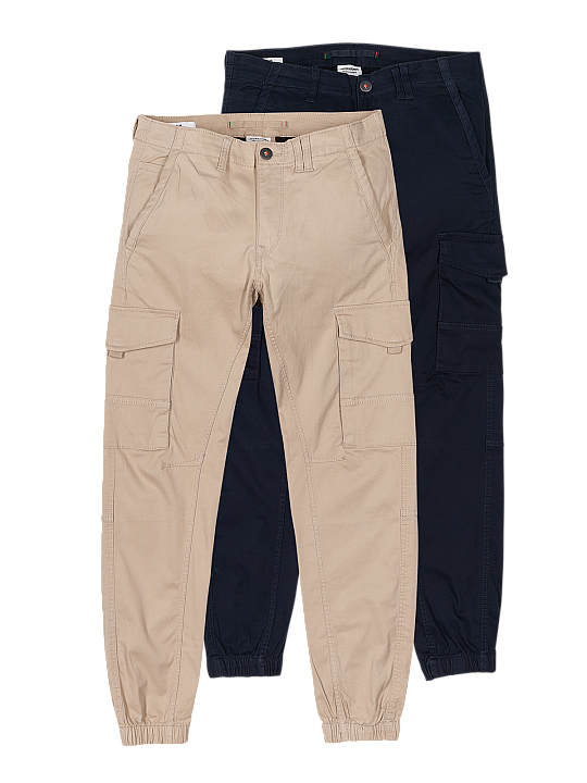 Jack & Jones Paul Cargo Tapered Fit 2-Pack Herren Hose