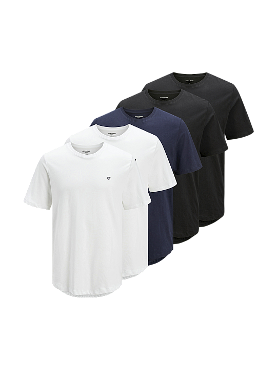 Jack & Jones Brody T-Shirt SS 5-Pack Herren T-Shirt