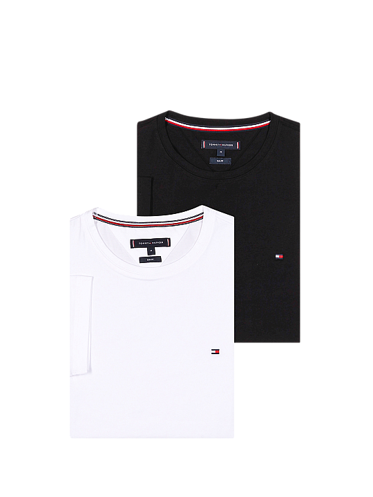 Tommy Hilfiger Crew Neck T-Shirt Slim 2-Pack Herren T-Shirt