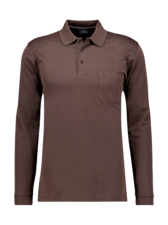 Ragman Polo LS Regular Fit Longsleeve Soft Knit Chemise Polo Homme