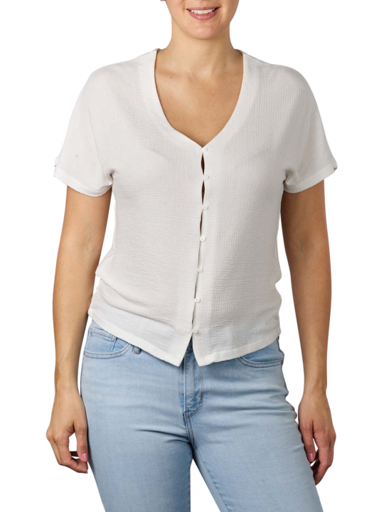 Yaya Button Closure Top T-Shirt Femme