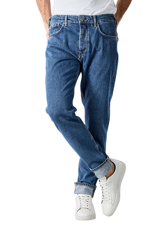 Pepe Jeans Callen Tapered Fit Cropped Used Herren Jeans