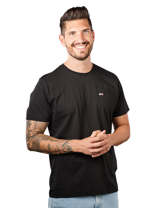 Tommy Jeans Classic Jersey T-Shirt Crew Neck Herren T-Shirt