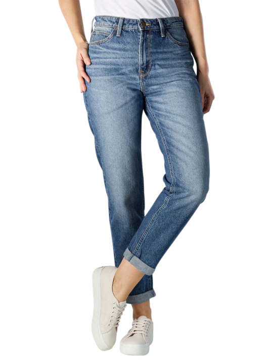 Lee Mom Jeans Straight Fit Jeans Femme