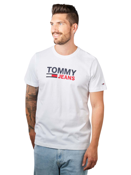 Tommy Jeans Corp Logo T-Shirt Crew Neck Men's T-Shirt