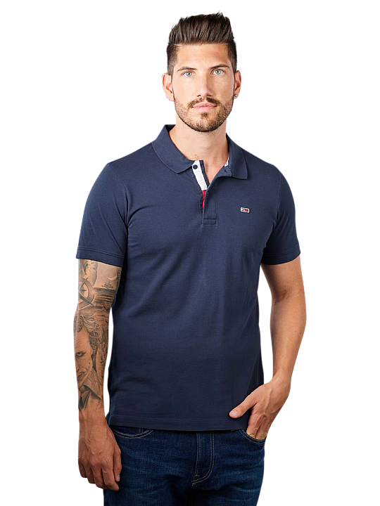 Tommy Jeans Placket Polo Slim Fit Herren Polo Shirt