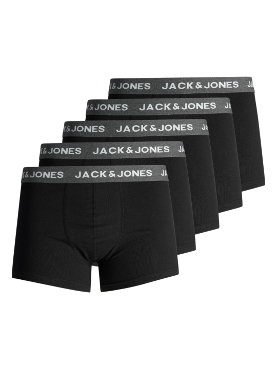 Jack & Jones Huey Trunks 5 Pack Sous-Vêtements Homme