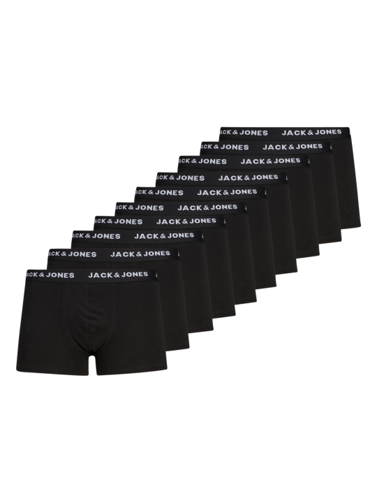 Jack & Jones Solid Trunks 10 Pack Men's Underwear