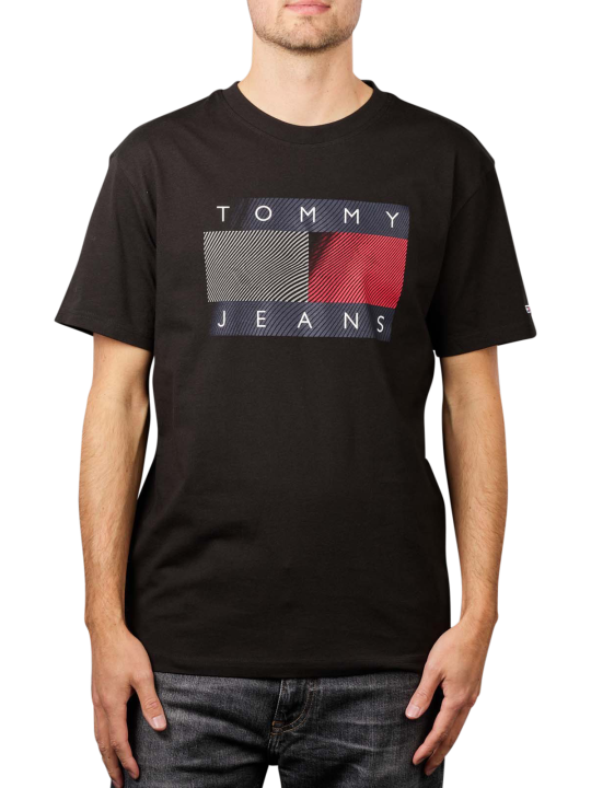 Tommy Jeans Reflective Wave Flag T-Shirt Herren T-Shirt