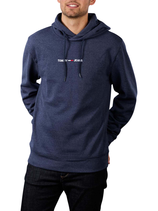Tommy Jeans Straight Logo Hoodie Men's Sweater