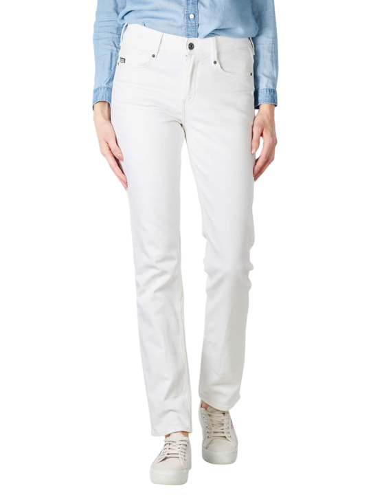G-Star Noxer Jeans Straight White Damen Jeans