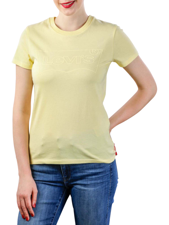 Levi's Logo Perfect Tee Shirt Batwing Outline Women's T-Shirt