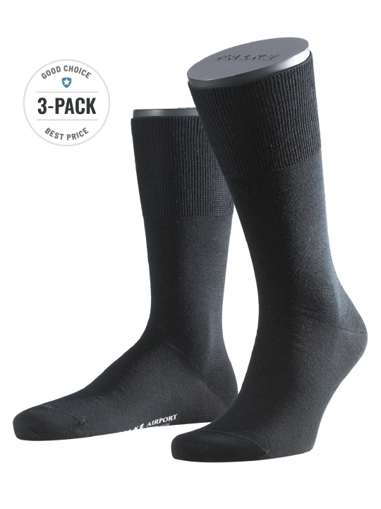 Falke Airport 3-Pack Socken Chaussettes Homme