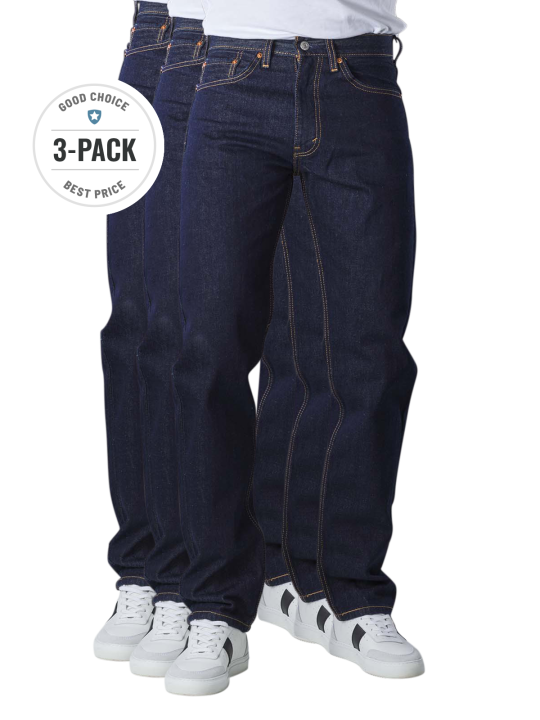 Levi's 505 Jeans Straight Fit 3-Pack Herren Jeans
