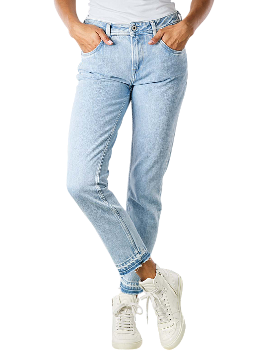 Pepe Jeans Violet Mom Fit Bleach Damen Jeans