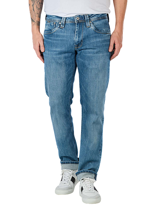 Pepe Jeans Cash Straight Fit Wiser Wash Herren Jeans