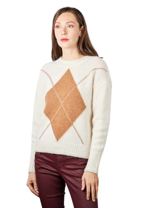 Mos Mosh Zoom Diamond Knit Pullover Pullover Femme