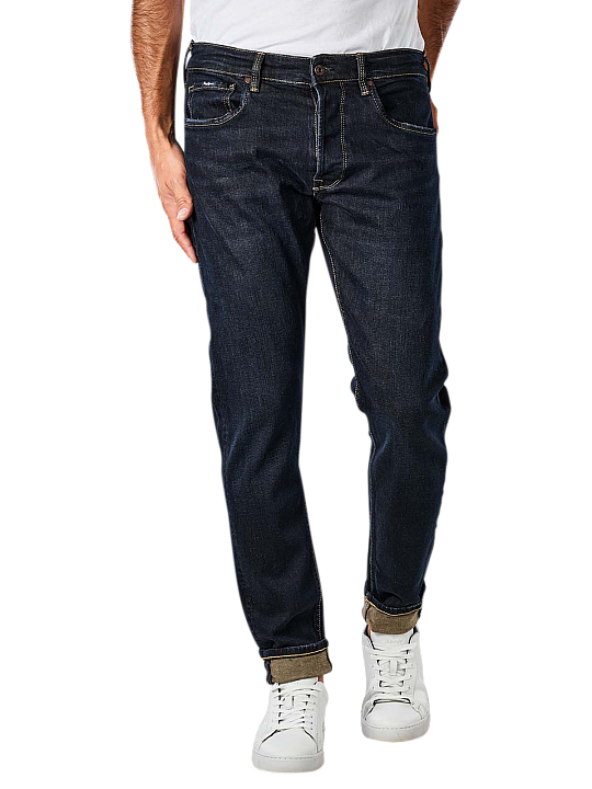 Pepe Jeans Callen Tapered Fit Cropped Wiser Wash Herren Jeans