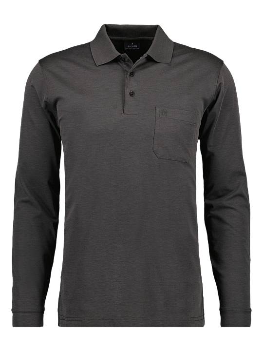 Ragman Polo LS Regular Fit Herren Polo Shirt