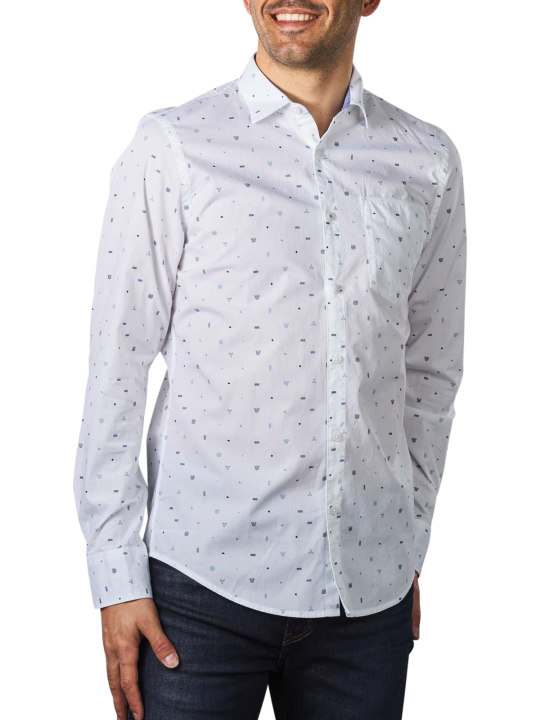 PME Legend Long Sleeve Allover Print Shirt Chemise Homme
