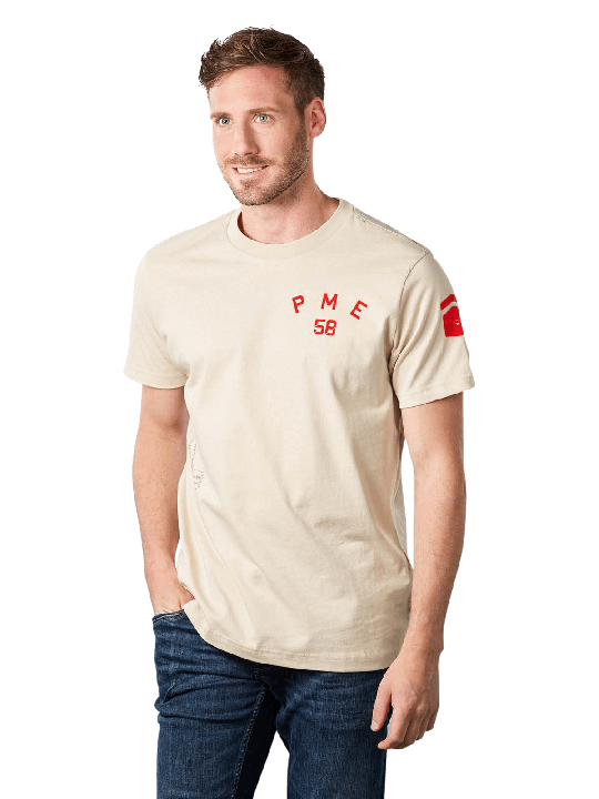 PME Legend Short Sleeve T-Shirt Crew Neck Open Herren T-Shirt