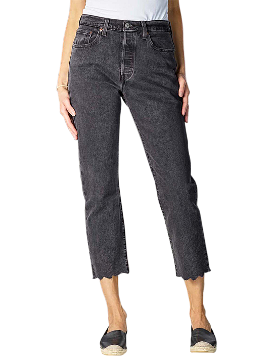 Levi's 501 Jeans Straight Fit Cropped Damen Jeans