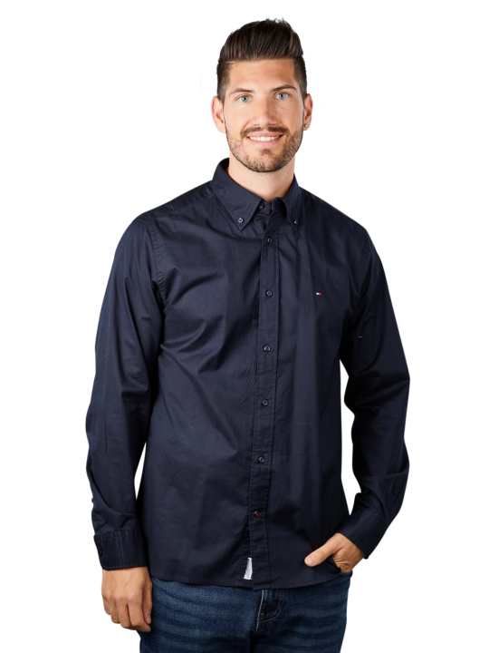 Tommy Hilfiger Core Flex Poplin Shirt Regular Fit Men's Shirt