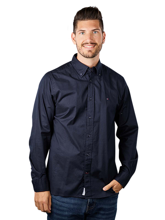 Tommy Hilfiger Core Flex Poplin Shirt Regular Fit Herren Hemd