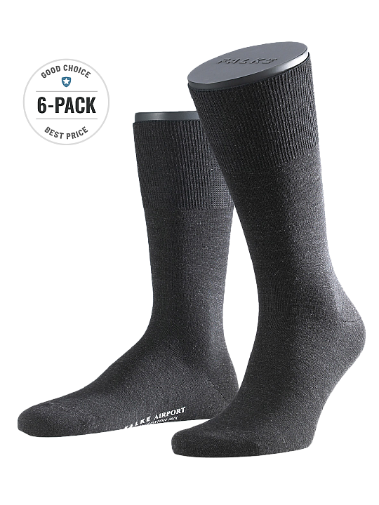 Falke Airport 6-Pack Socks Herren Socken