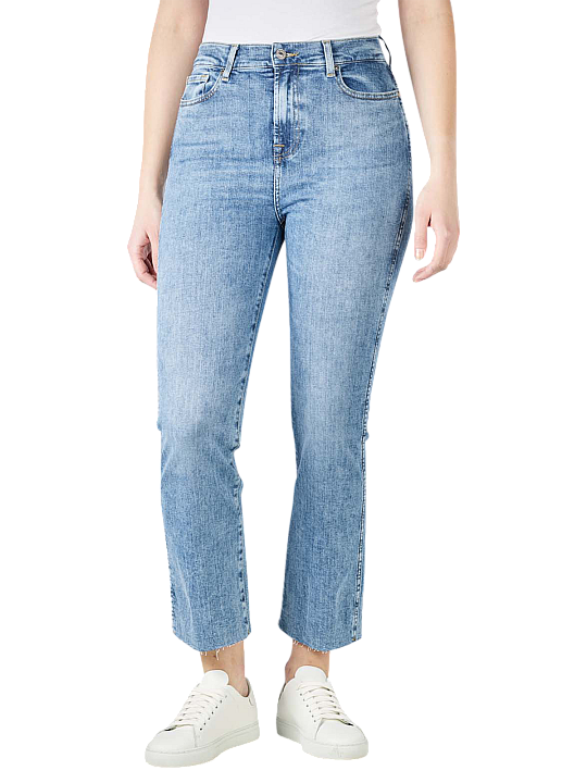 7 For All Mankind Slim Kick Jeans Illusion Brightness Damen Jeans