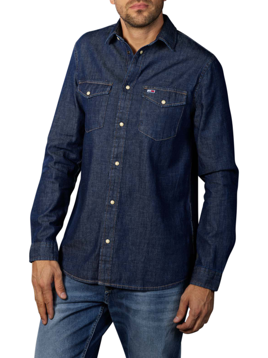Tommy Jeans Western Denim Shirt Herren Hemd