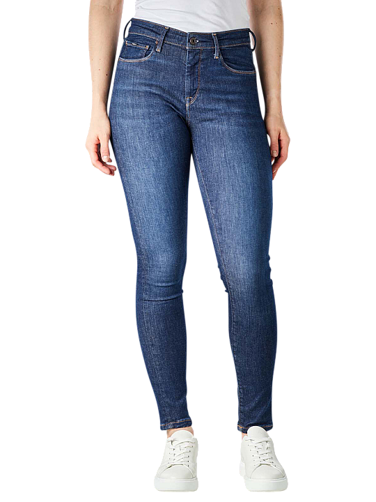 Pepe Jeans Zoe Skinny Fit Cropped Used Damen Jeans