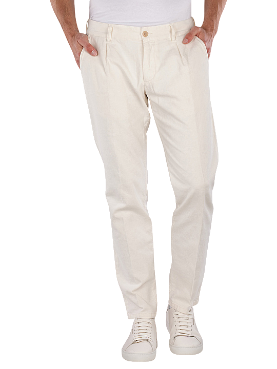 Alberto Lou Chino Regular Fit Linen Pantalon Homme