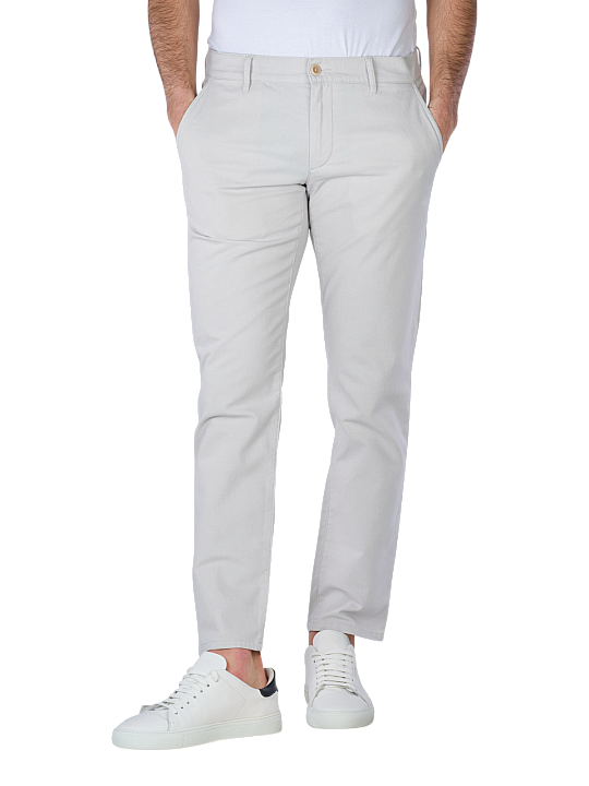 Alberto Lou Chino Two Tone Structure Regular Fit Herren Hose