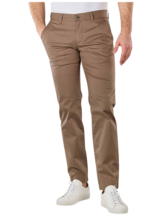 Alberto Lou Chino Regular Fit Ceramica Gabardine Herren Hose