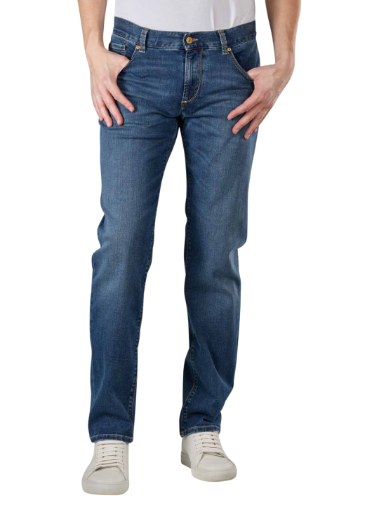 Alberto Super Stretch Dual FX Pipe Jeans Regular Slim Fit Men's Jeans