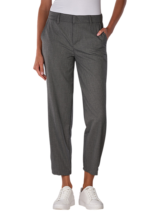 Angels Evy Tailored Pants Barrel Fit Woollook Pinstripe Damen Hose