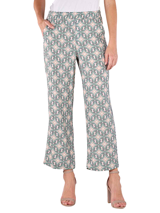 Angels Linn Pants Relaxed Fit Satin Colorful Dots Damen Hose